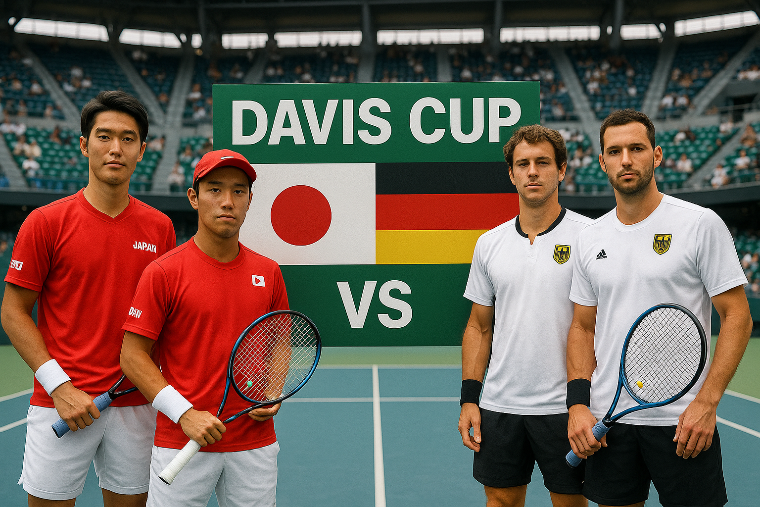 デビスカップ 日本 vs ドイツ